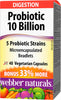 WEBBER NATURALS PROBIOTIC 10 BILLION 5 PROBIOTIC STRAINS, 40 VEGETARIAN CAPSULES