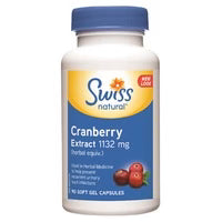 SWISS NATURAL-CRANBERRY EXTRACT 1132 MG. 90 TABS.