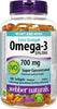 WEBBER NATURALS OMEGA-3 EXTRA STRENGTH 700 MG EPA/DHA · SUPER CONCENTRATED, 100 SOFTGELS