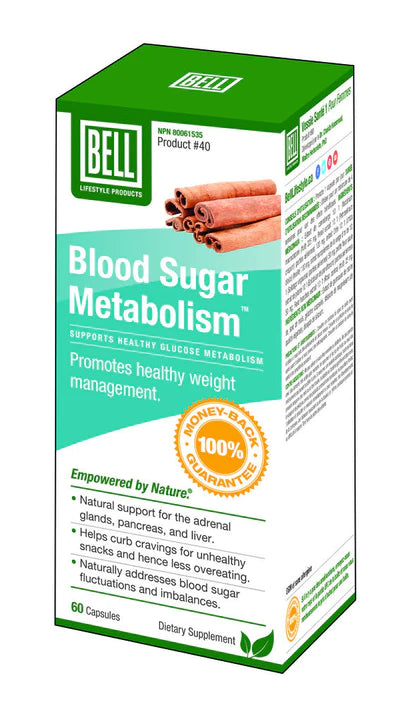 BLOOD SUGAR METABOLISM BY BELL LIFESTYLE PRODUCTS - 60 CAPSULES