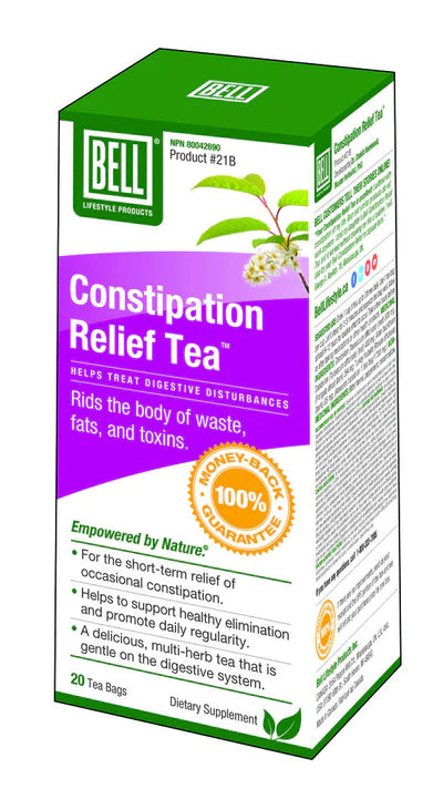 BELL LIFESTYLE PRODUCTS CONSTIPATION RELIEF TEA 20 BAGS