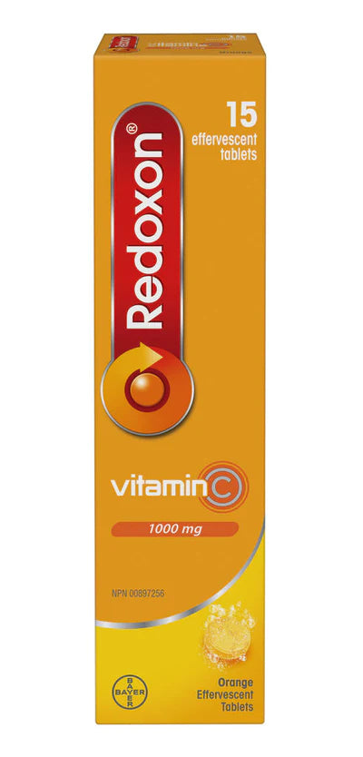 REDOXON ORANGE VITAMIN C EFFERVESCENT TABLETS 15 ORANGE EFFERVESCENT TABLETS