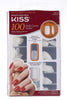 KISS PRODUCTS 100 FULL COVER NAILS, SHORT SQUARE