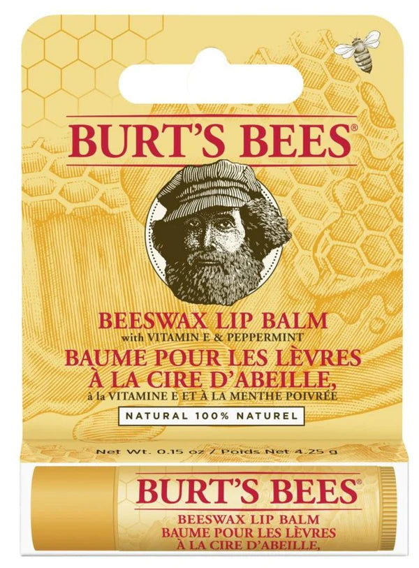 BURT'S BEES BEESWAX LIP BALM TUBE, 4 GR