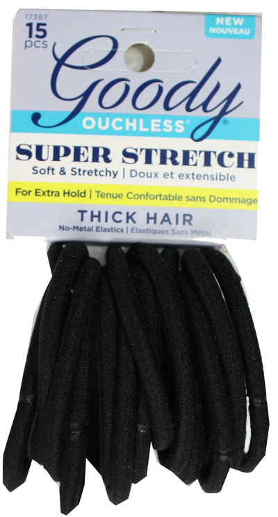 GOODY OUCHLESS SUPER STRETCH EXTRA HOLD ELASTICS