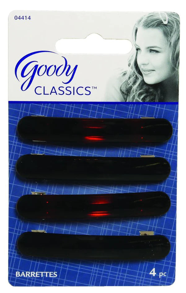 GOODY -WOMENS CLASSIC OBLONG AUTOCLASP 4 CT COLOR MAY VERY, GD-04414