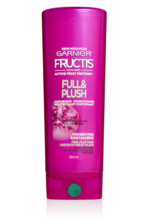 GARNIER HAIR CARE FRUCTIS FULL AND PLUSH CONDITIONER, 12 FLUID OUNCE