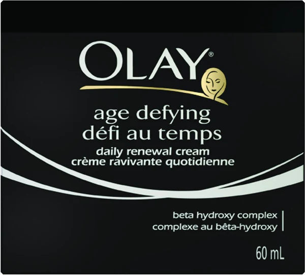 OLAY AGE DEFYING CLASSIC DAILY RENEWAL CREAM FACIAL MOISTURIZER, 2 OUNCE