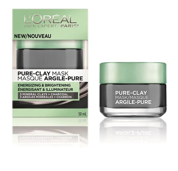 L'ORÉAL PARIS PURE CLAY MASK DETOX & BRIGHTEN, 1.7 FL. OZ.