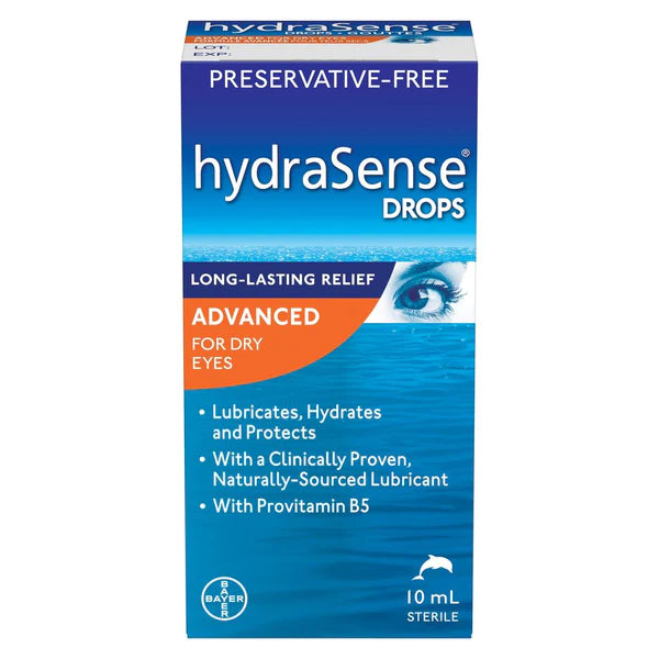 HYDRASENSE GEL DROPS ADVANCED FOR DRY EYES 10ML