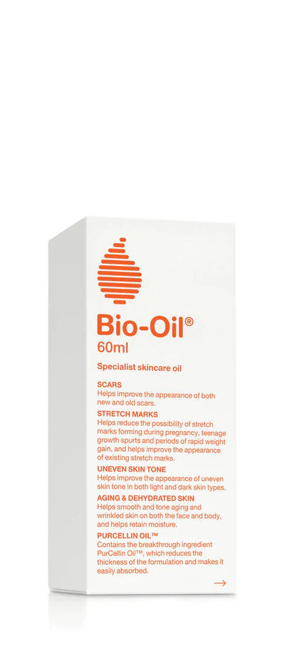 BIO-OIL SKINCARE OIL, BODY OIL FOR SCARS AND STRETCHMARKS, SERUM HYDRATES SKIN, NON-GREASY, DERMATOLOGIST RECOMMENDED, NON-COMEDOGENIC, 2 OUNCE, FOR ALL SKIN TYPES, WITH VITAMIN A, E