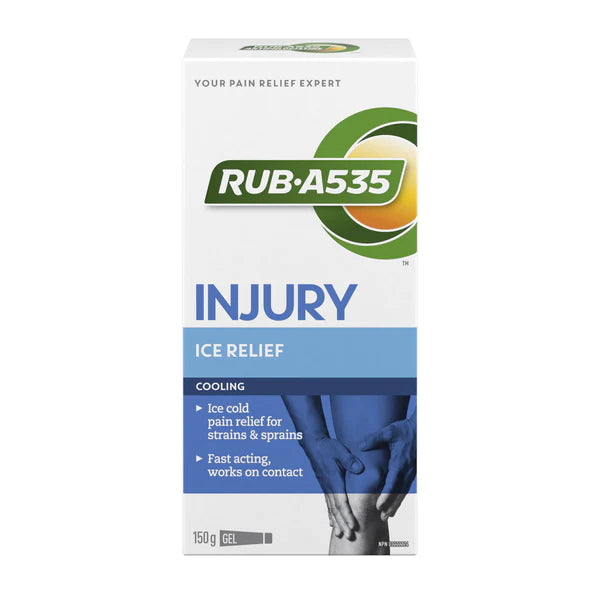RUB A535 ICE GEL FOR RELIEF OF ARTHRITIC PAIN, STIFF & SORE MUSCLES & BACK PAIN LARGE 150 G