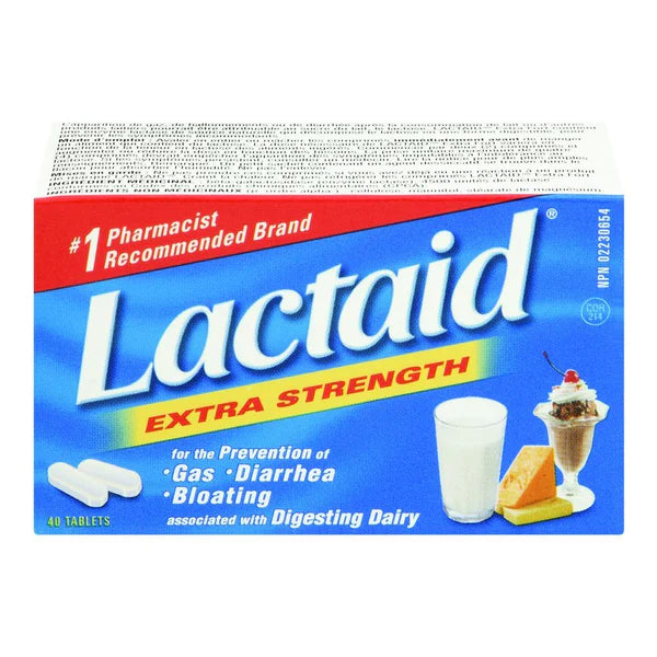 LACTAID EXTRA STRENGTH CHEWABLE TABLETS