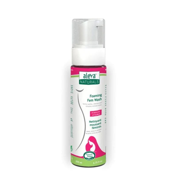 FOAMING FEMININE WASH |FOR INTIMATE AREAS |SELF-FOAMING PUMP |PH BALANCED |CLEANSES AND REFRESHES |MADE WITH NATURAL AND ORGANIC INGREDIENTS |DERMATOLOGIST & GYNECOLOGIST TESTED |(6.7 FL.OZ / 200ML)