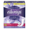 ALWAYS XTRA PROTECTION DAILY LINERS, EXTRA LONG, 68 COUNT (PACKAGING MAY VARY)