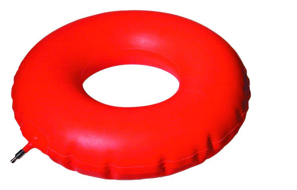 MEDPRO INFLATABLE RUBBER INVALID RING CUSHION, 16 INCH, OPEN RING CENTER THE HELPS DISTRIBUTE WEIGHT EVENLY, SIT COMFORTABLY FOR EXTENDED PERIODS OF TIME