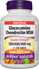 WEBBER NATURALS GLUCOSAMINE CHONDROITIN MSM DOUBLE STRENGTH, 500/400/400 MG, 120 TABLETS