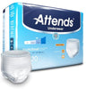 ATTENDS ADVANCED PROTECTIVE UNDERWEAR WITH ADVANCED DERMADRY TECHNOLOGY FOR ADULT INCONTINENCE CARE, YOUTH/SMALL, UNISEX