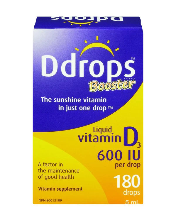 D DROPS DDROPS 600 IU BOOSTER, 5 ML