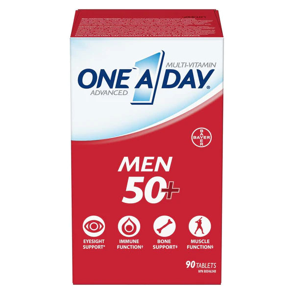 ONE A DAY® SPECIALLY FORMULATED FOR MEN 50+, 90 TABLETS
