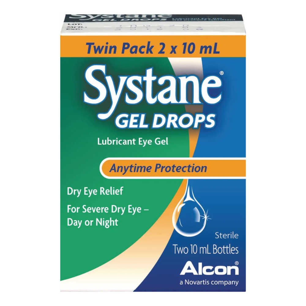 Systane Lubricant Eye Gel Drops 10 ml, 2 Count – otcm-plus